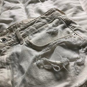 H&M Coachella Super-Distressed High-waisted Shorts